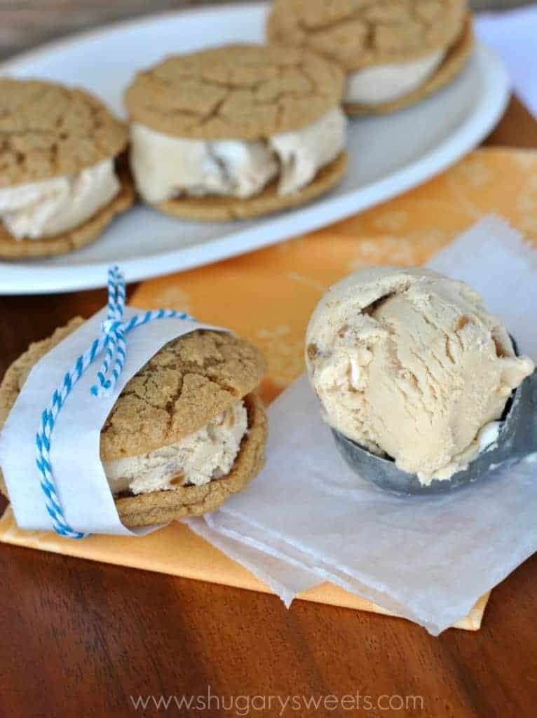 Biscoff Ice Cream Cookie Sandwiches Shugary Sweets 1280