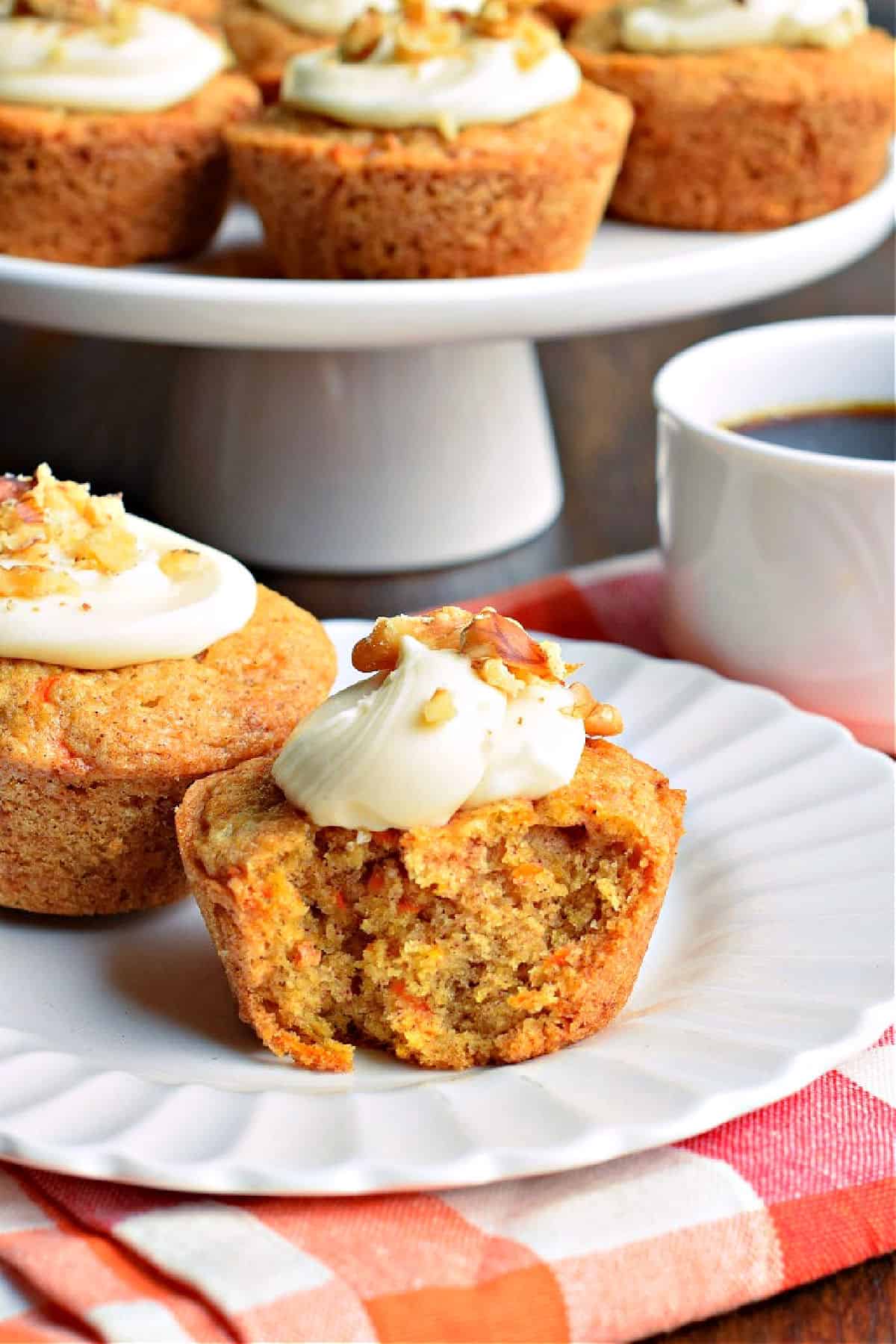 Carrot Cake Muffins Recipe Shugary Sweets