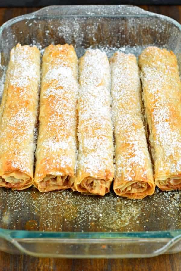 Easy Rolled Russian Baklava - Shugary Sweets