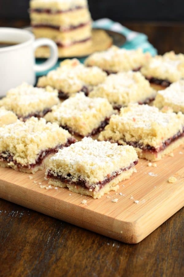 Raspberry Shortbread Crumble Bars Recipe Shugary Sweets