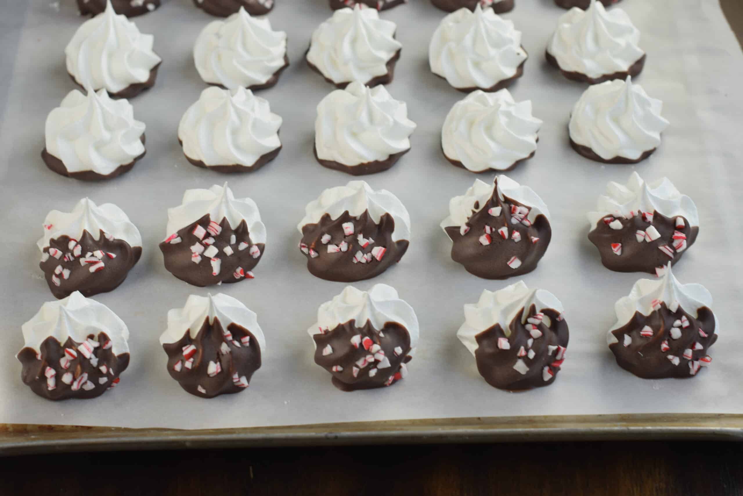 Peppermint Meringue Cookies Recipe Shugary Sweets