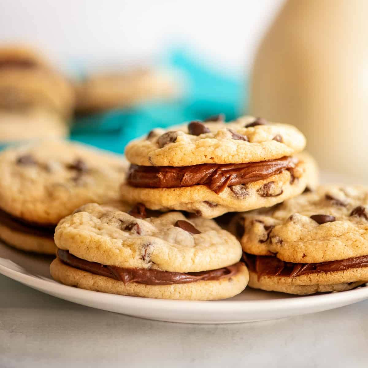 Chocolate Chip Sandwich Cookies Shugary Sweets