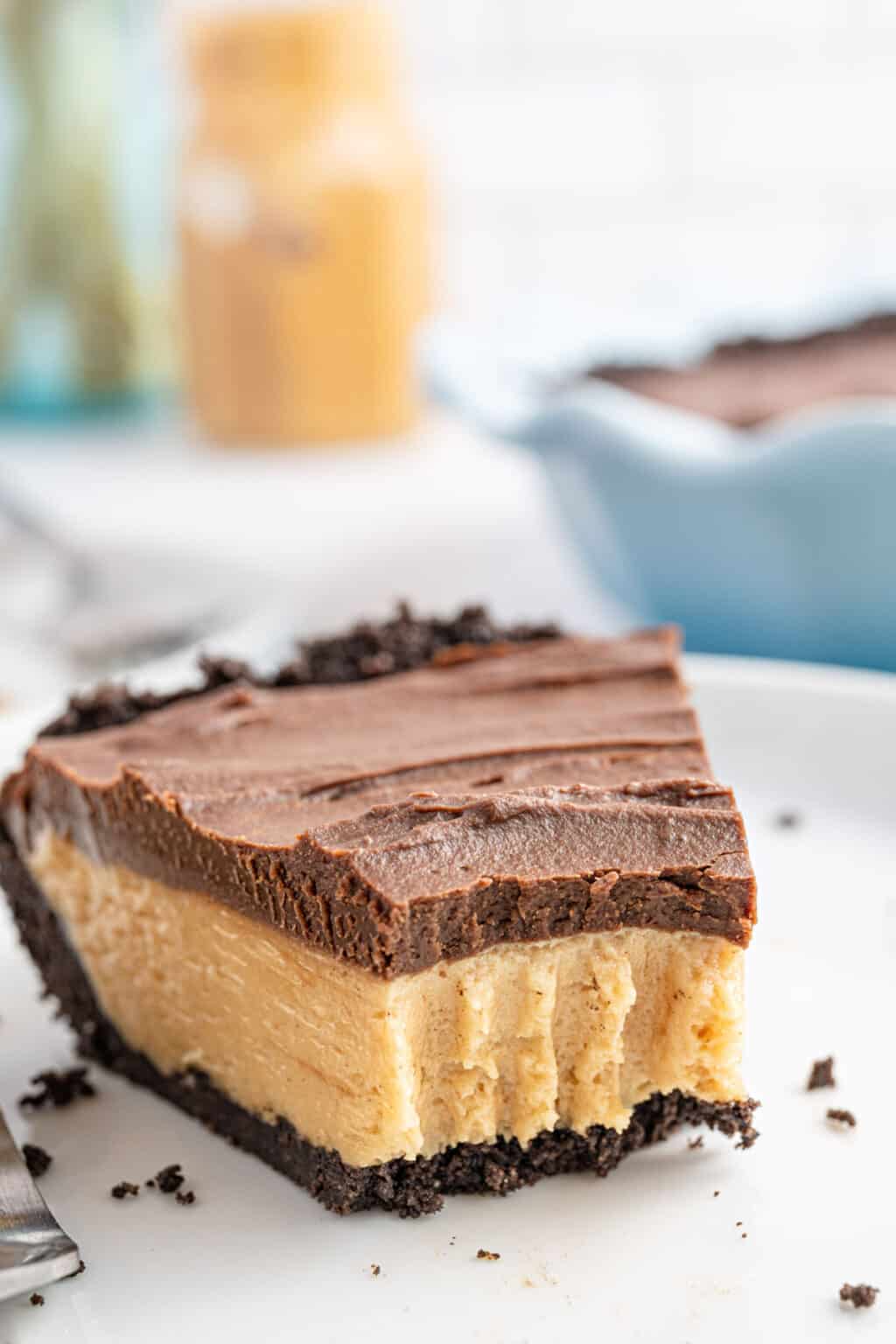 Chocolate Peanut Butter Pie Recipe Shugary Sweets