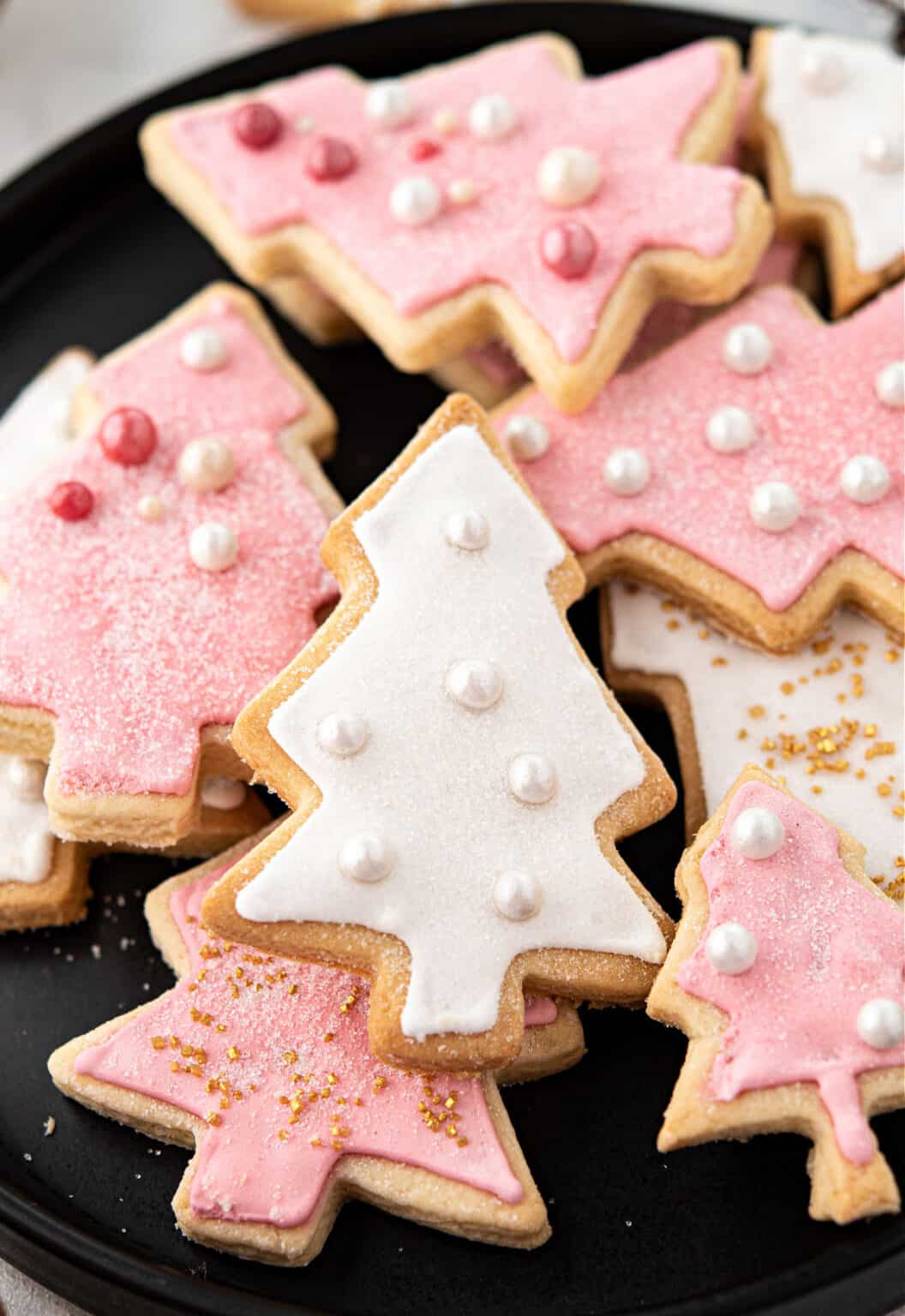 Christmas Tree Sugar Cookies Shugary Sweets