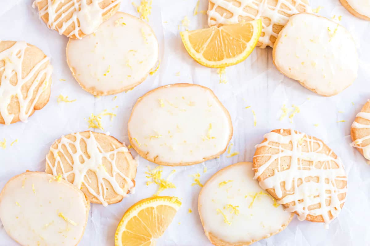 Lemon Shortbread Cookies Recipe Shugary Sweets