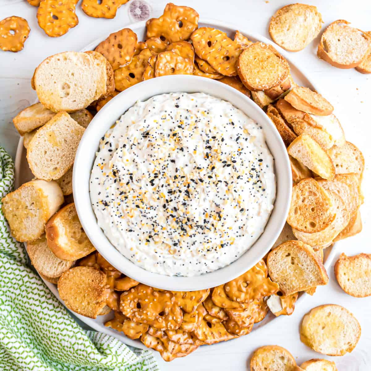 Everything Bagel Dip Recipe Shugary Sweets