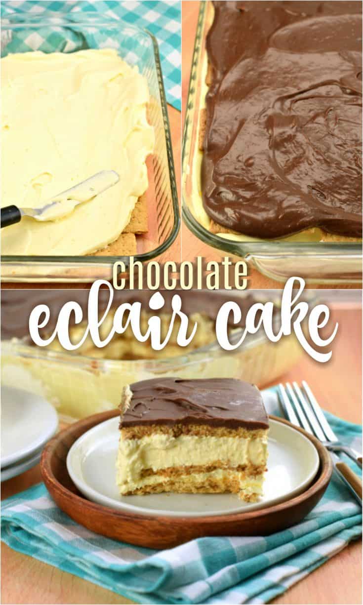 Chocolate Eclair Cake {Easy Recipe}