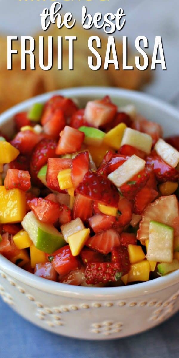 The Best and Easiest Fruit Salsa Dip Recipe Shugary Sweets