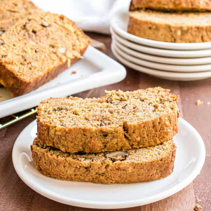 Pineapple Carrot Zucchini Bread Recipe - Shugary Sweets