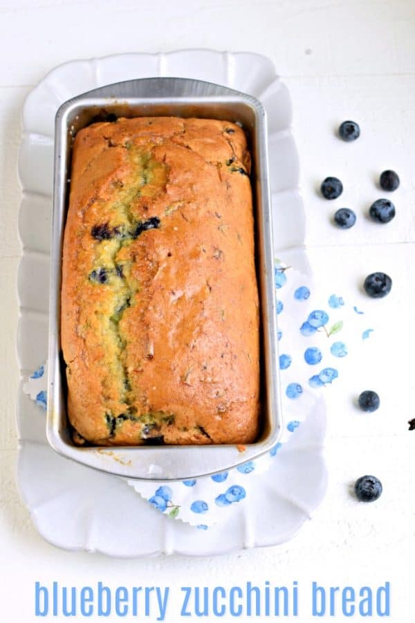 Blueberry Zucchini Bread Recipe - Shugary Sweets