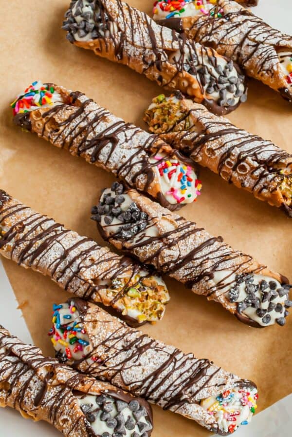 Cannoli Recipe - Shugary Sweets