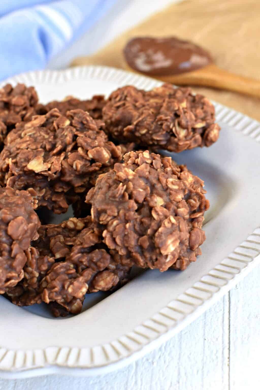 Nutella No Bake Cookies Recipe - Shugary Sweets