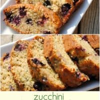 Zucchini Blueberry Bread - Shugary Sweets