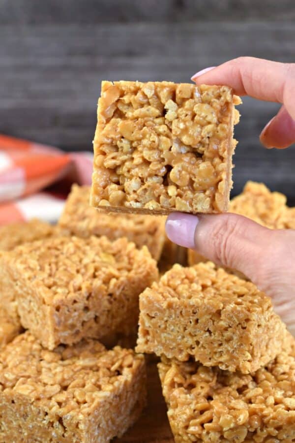 Biscoff Rice Krispies Treats Recipe - Shugary Sweets