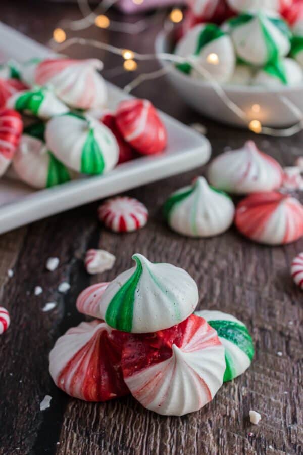 Christmas Meringue Cookies Recipe - Shugary Sweets