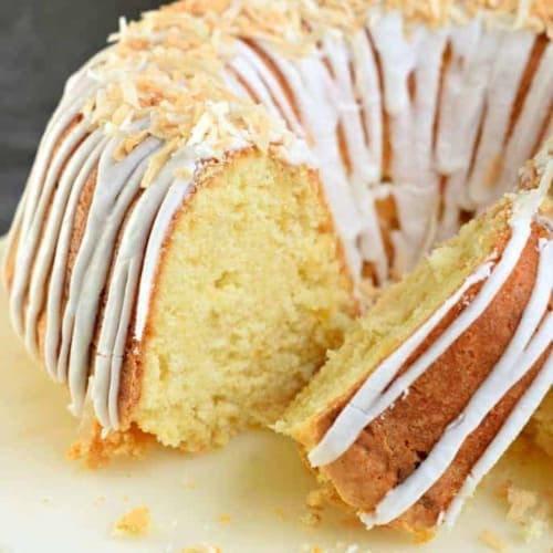 Pina Colada Pound Cake Recipe - Shugary Sweets