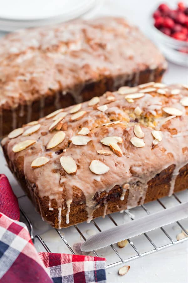 Cranberry Almond Bread Recipe - Shugary Sweets