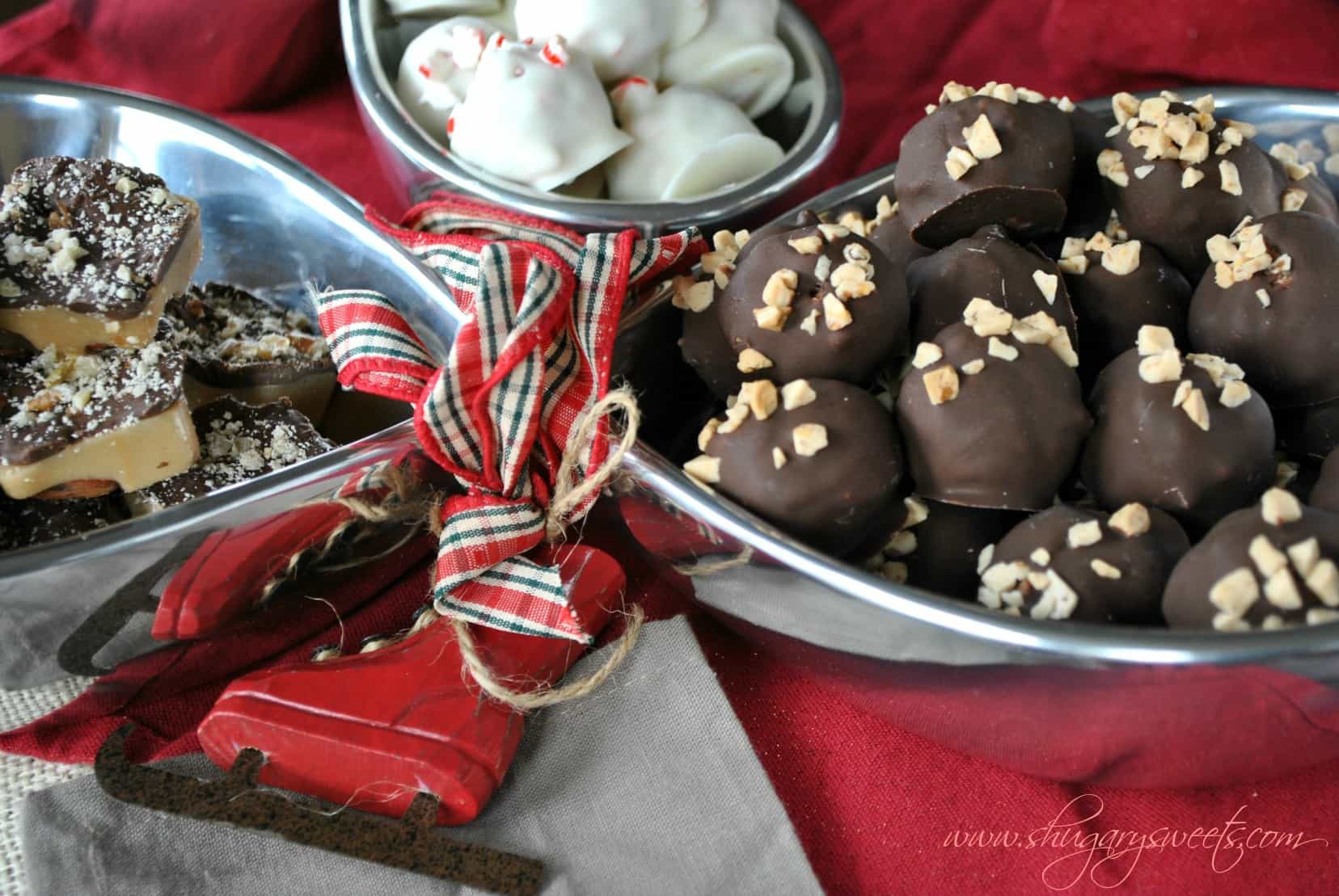Easiest Ever Holiday Truffles and Nambe Giveaway - Shugary Sweets