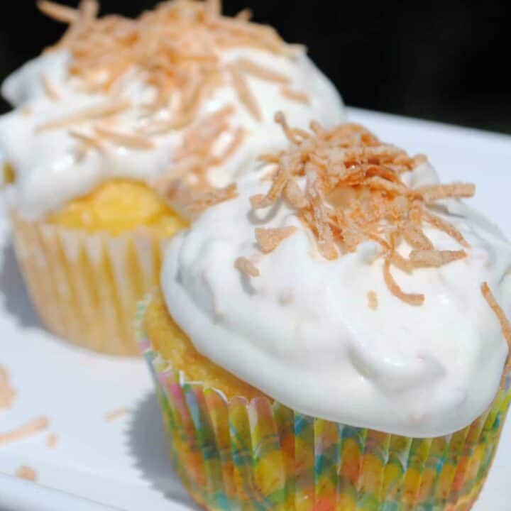 Pineapple Coconut Cupcakes