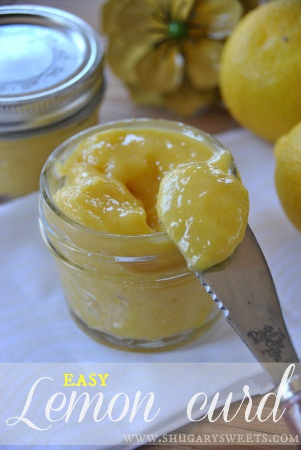 The Easiest Homemade Lemon Curd Recipe - Shugary Sweets