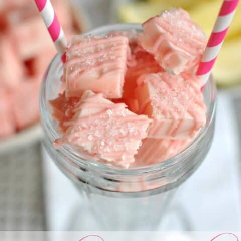 Pink Lemonade Fudge - Shugary Sweets