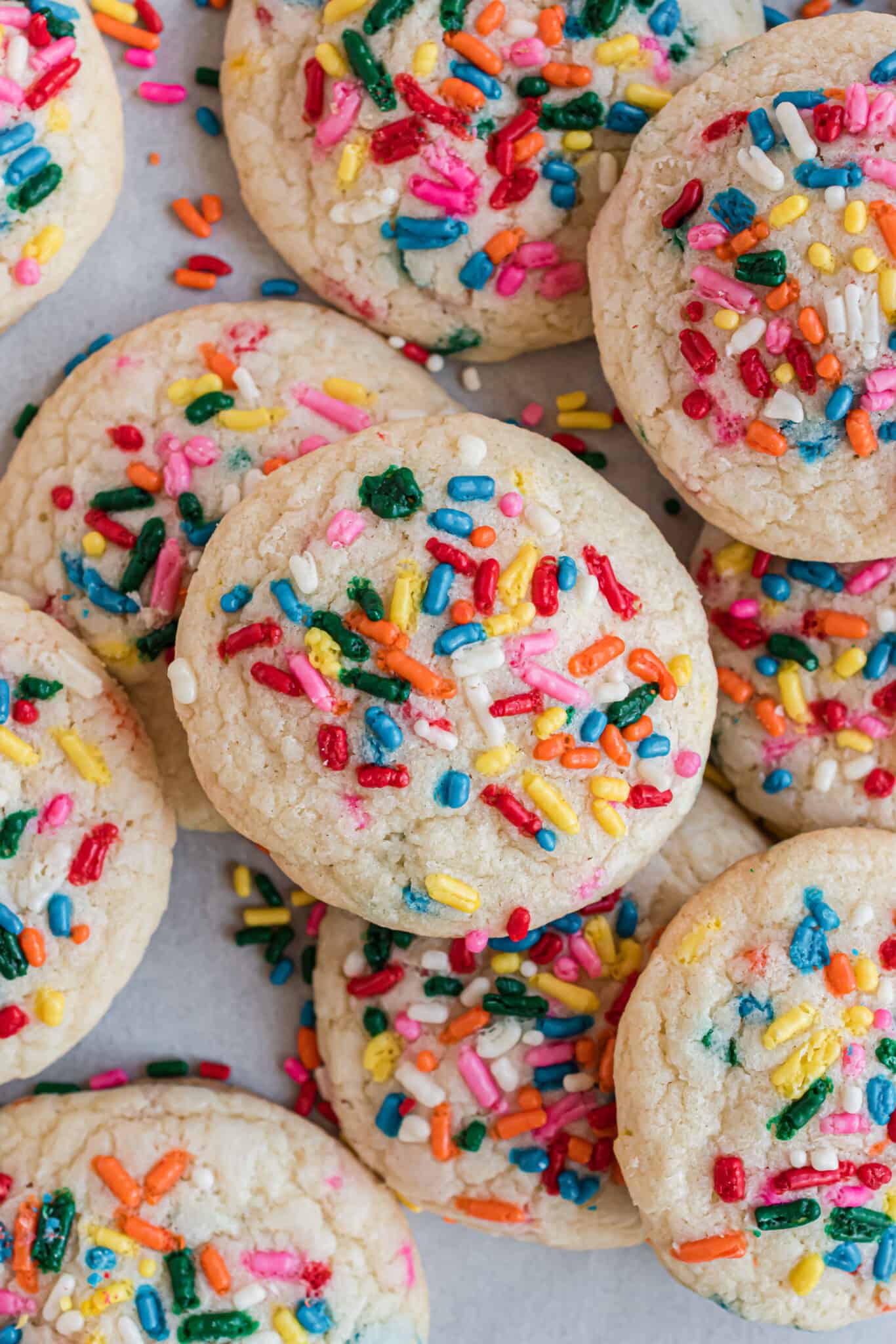 Funfetti Cookies Recipe - Shugary Sweets