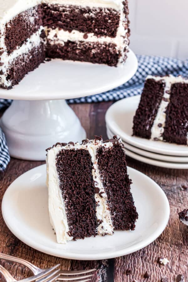 Dark Chocolate Cake Recipe - Shugary Sweets