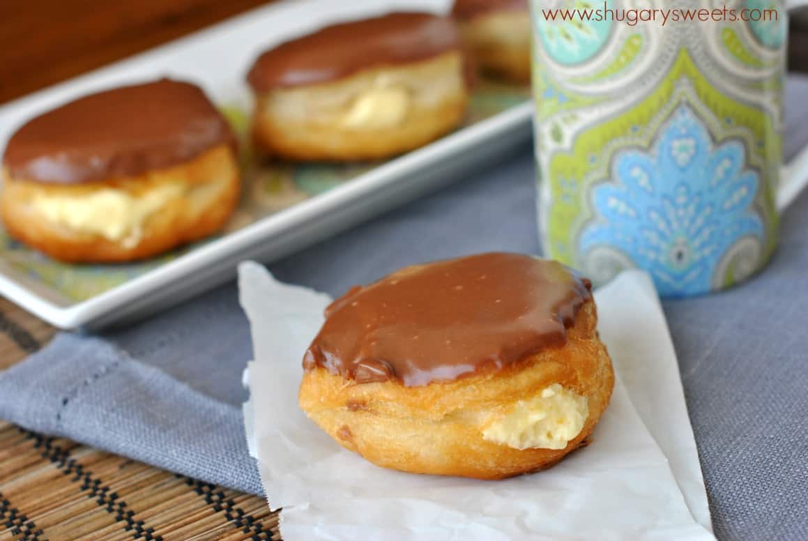 Boston Cream Donuts Recipe Shugary Sweets 8419