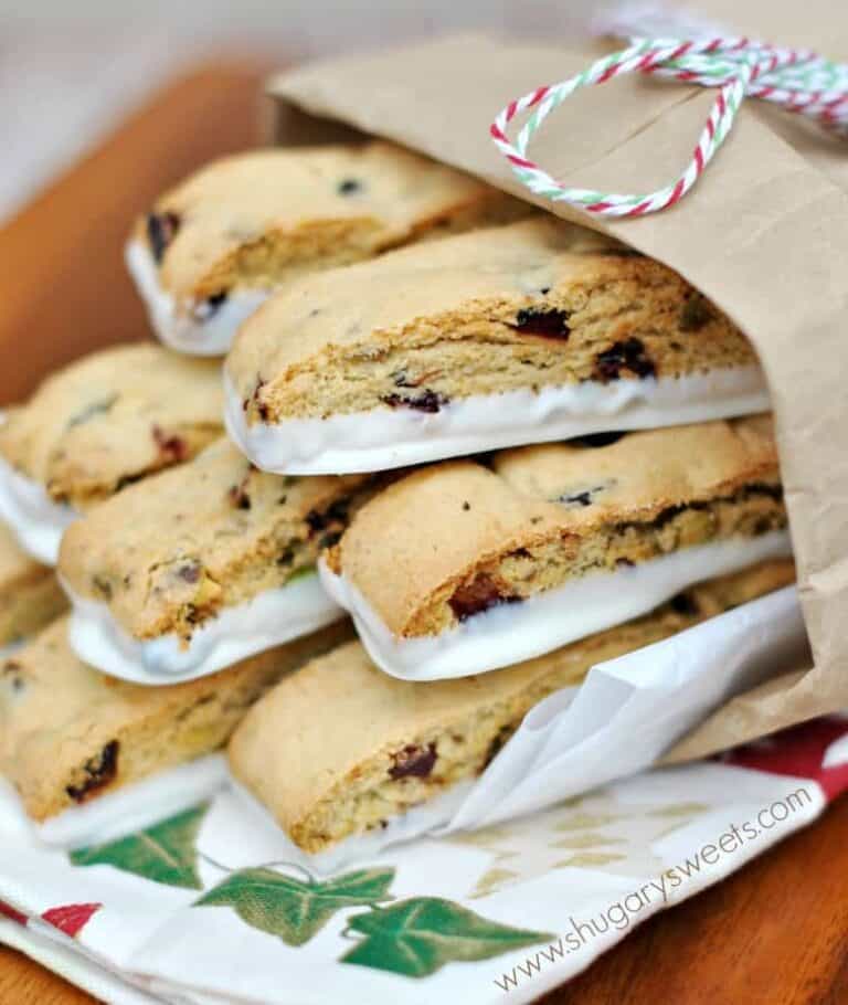 Cranberry Pistachio Biscotti Recipe Shugary Sweets 2169