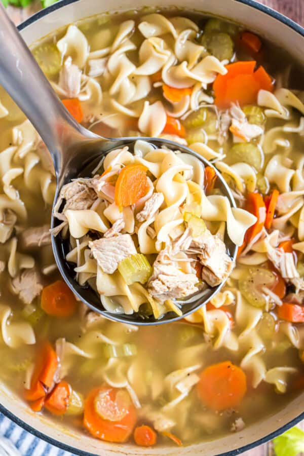 Turkey Noodle Soup Recipe - Shugary Sweets