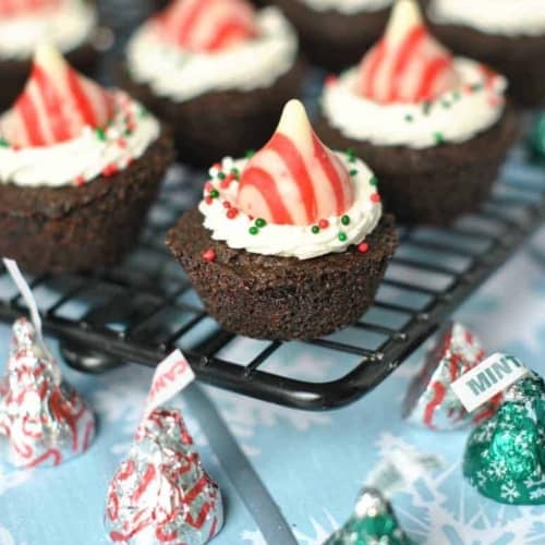 Peppermint Brownie Bites Recipe - Shugary Sweets