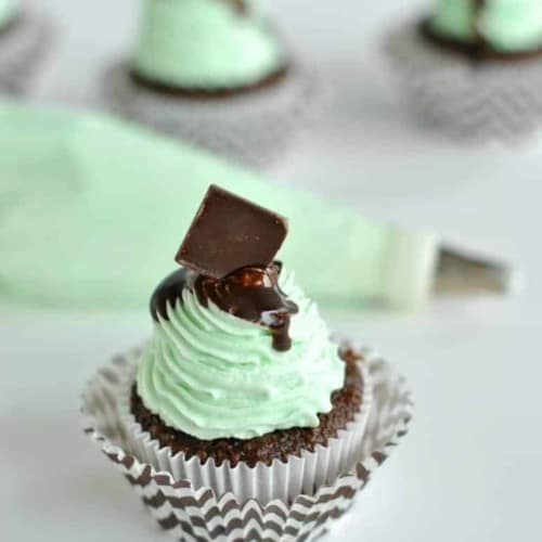 Grasshopper Cupcakes Recipe - Shugary Sweets