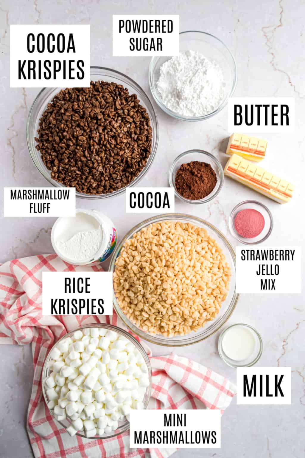 Neapolitan Krispie Treats Recipe - Shugary Sweets