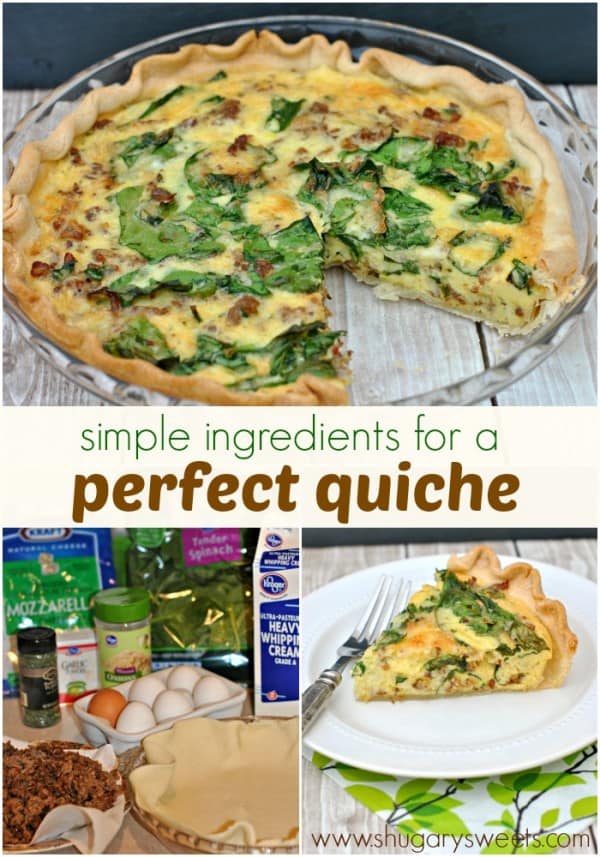 School Morning Quiche - Shugary Sweets