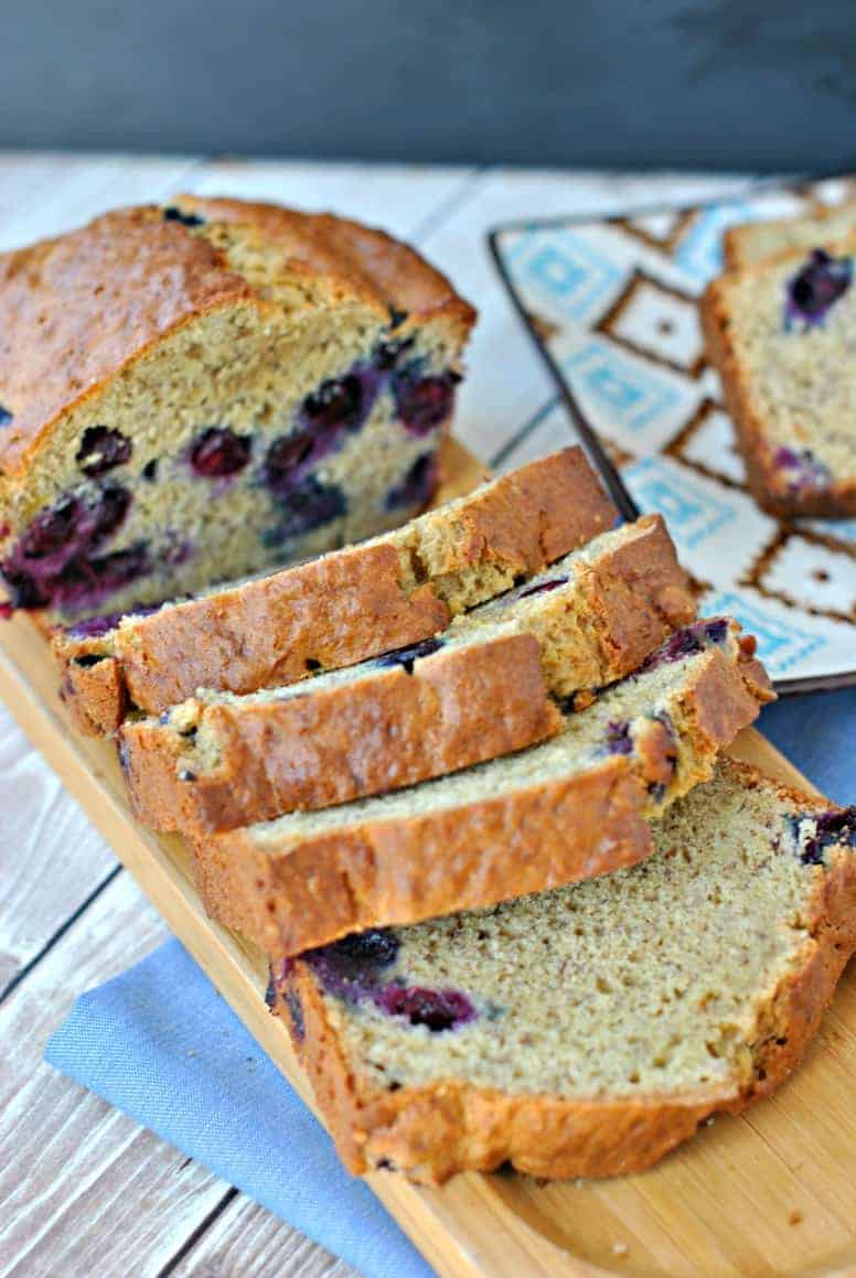 The BEST Blueberry Banana Bread Recipe