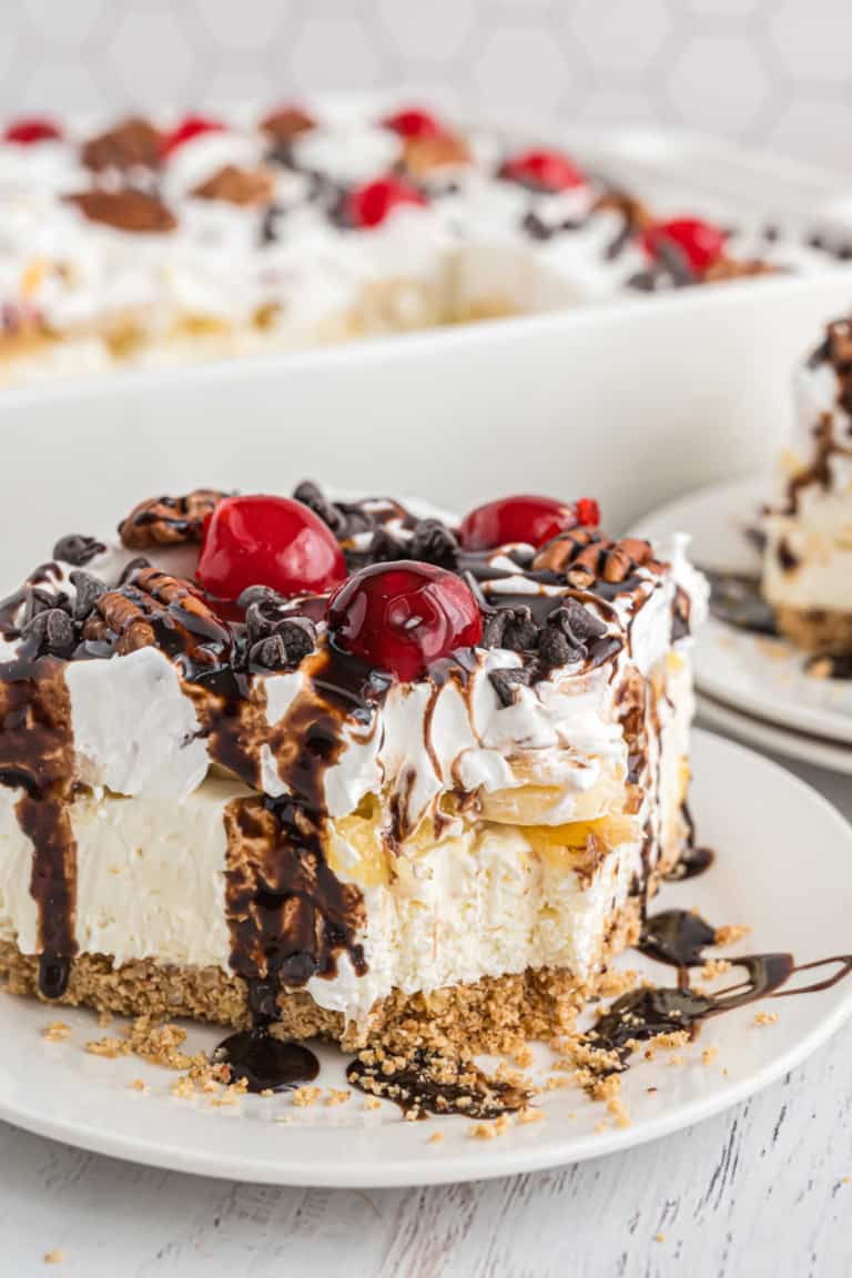 Banana Split Dessert Recipe - Shugary Sweets