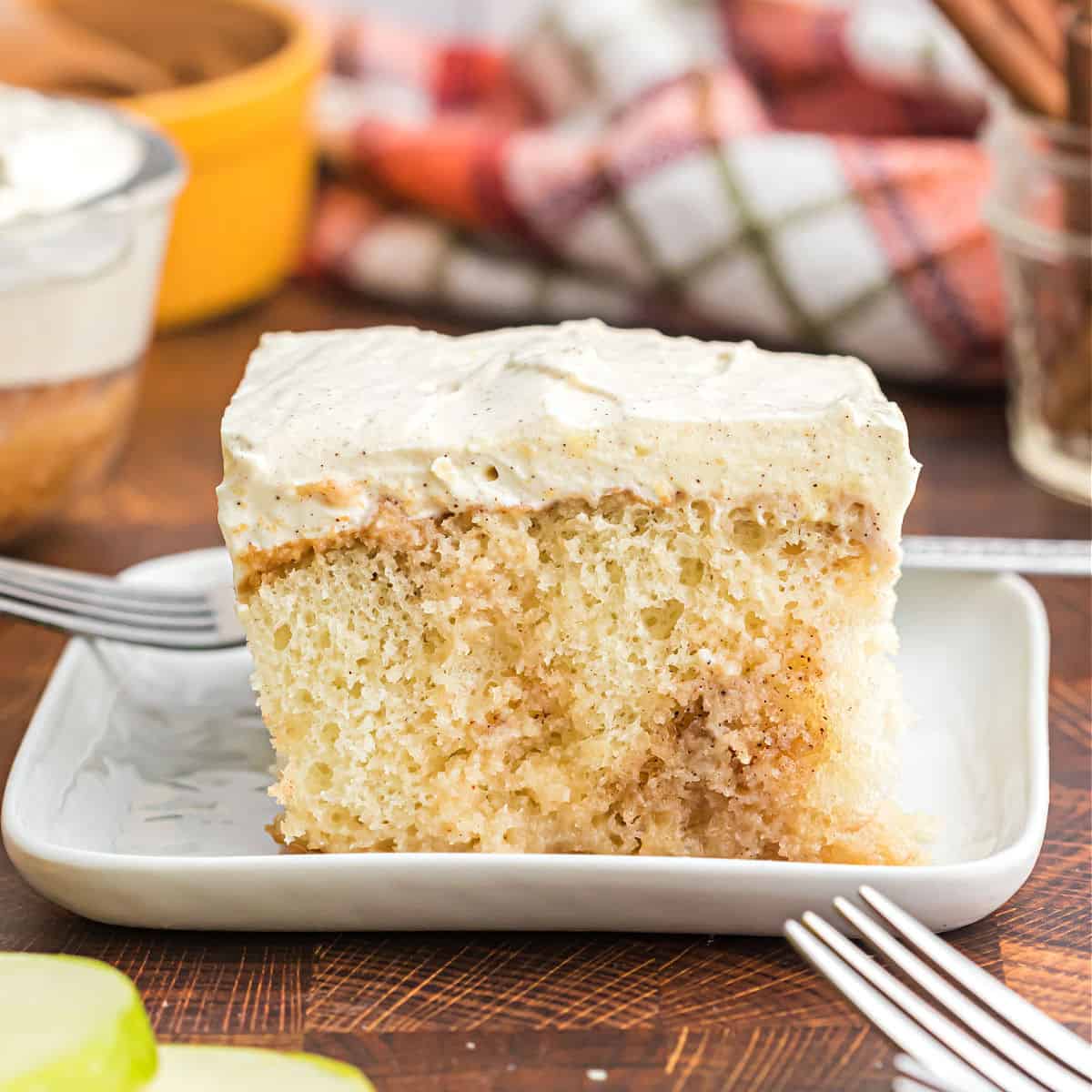 Apple Pie Poke Cake - Shugary Sweets