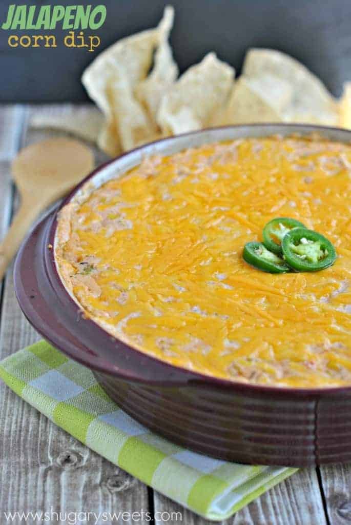 Hot Jalapeno Corn Dip - Shugary Sweets