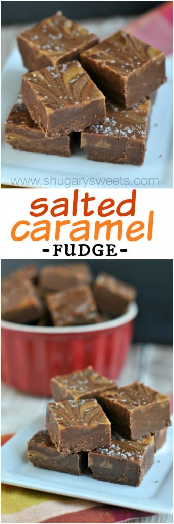 Salted Caramel Mocha Fudge - Shugary Sweets