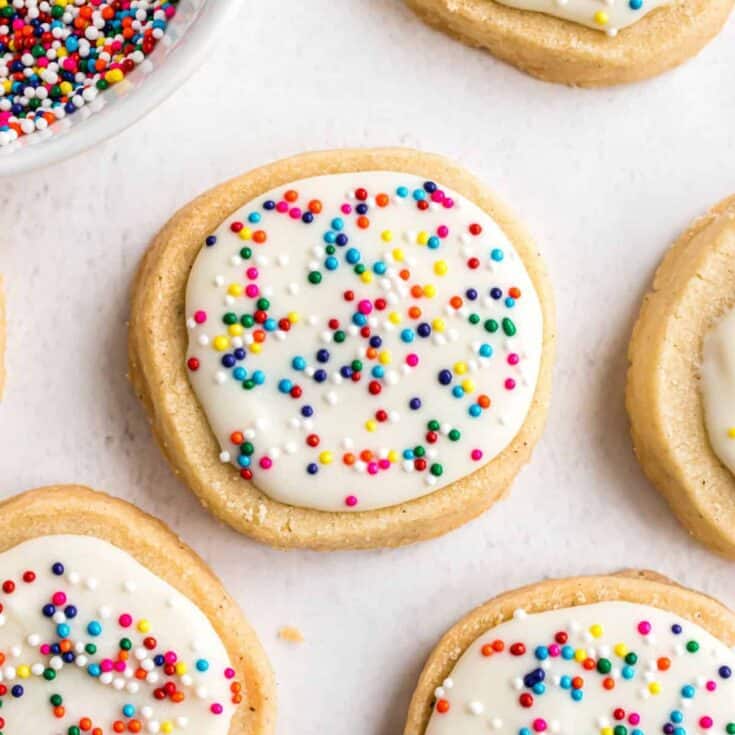 Vanilla Bean Shortbread Cookies - Shugary Sweets