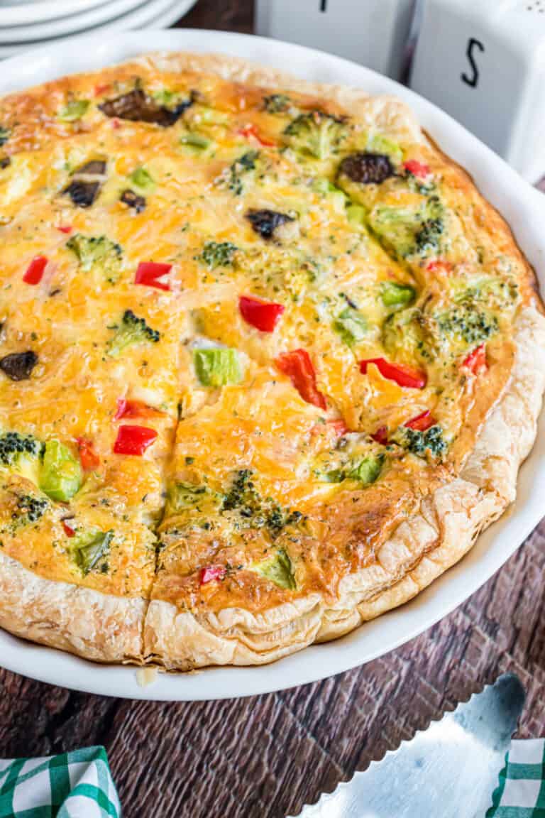 Easy Veggie Quiche Recipe