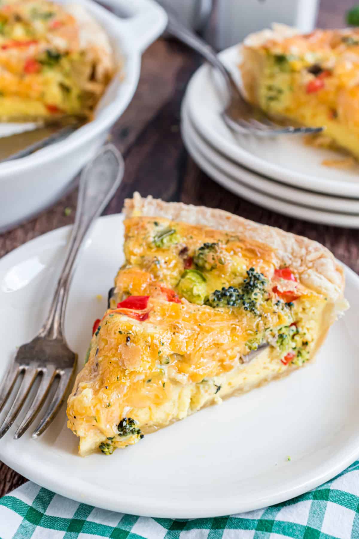 Easy Vegetable Quiche Recipe - Shugary Sweets