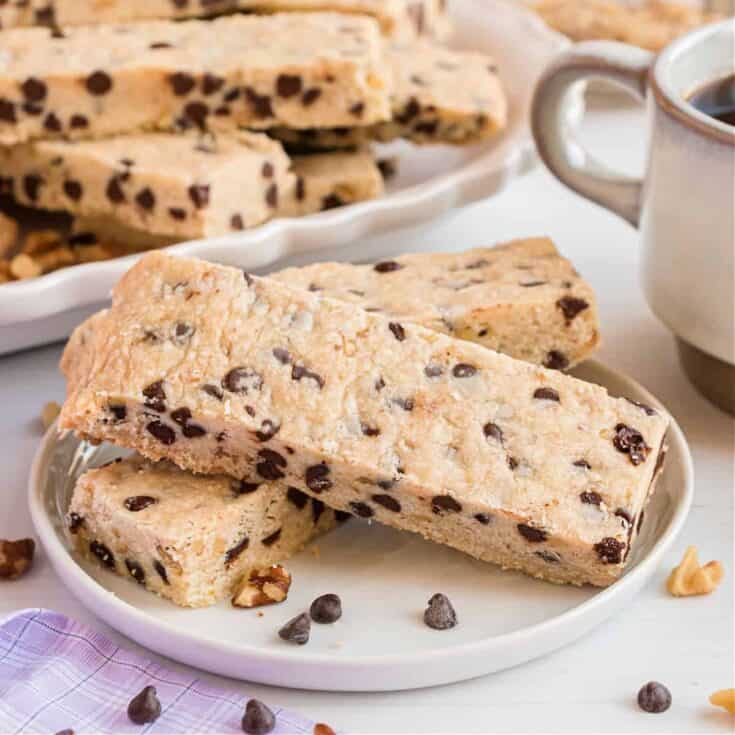 Chocolate Chip Walnut Bars - Shugary Sweets