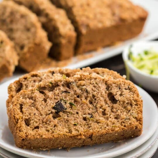 Crunchy Streusel Zucchini Bread - Shugary Sweets