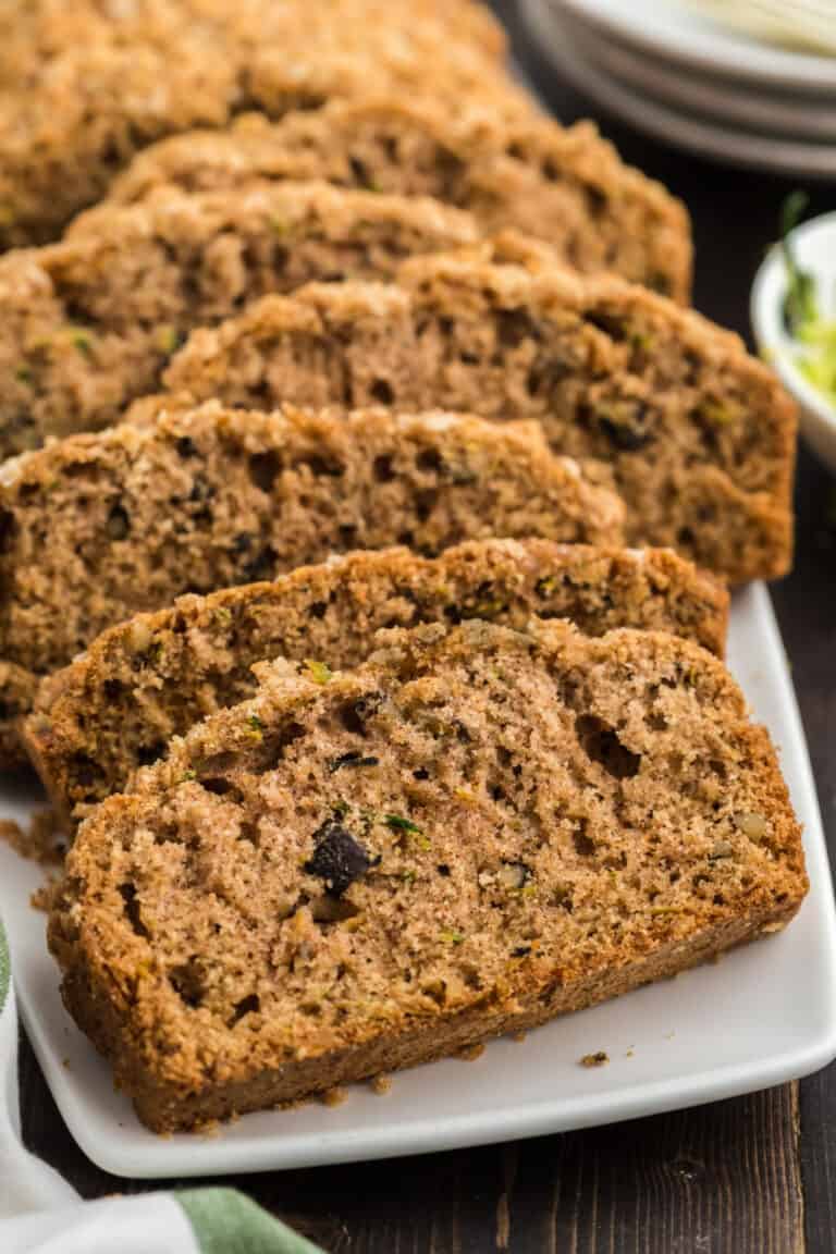 Crunchy Streusel Zucchini Bread - Shugary Sweets