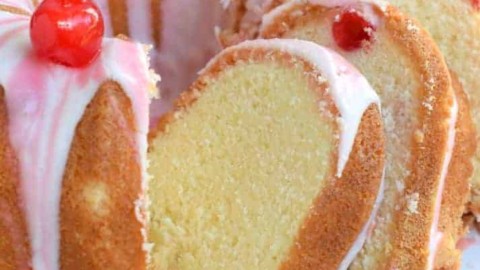 cherry chip cake mix bundt cake