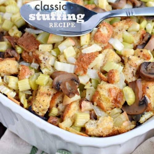 Thanksgiving Stuffing Recipe — (classic & traditional) Salt & Baker