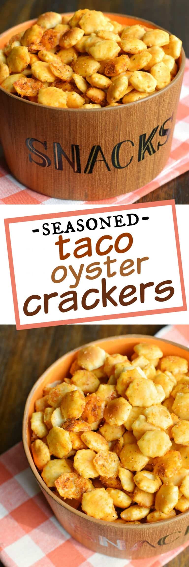 Taco Seasoned Oyster Crackers - Shugary Sweets