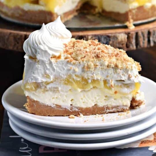 No Bake Banana Cream Cheesecake - Shugary Sweets