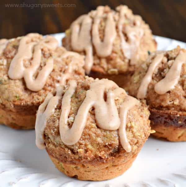 Cinnamon Streusel Zucchini Muffins Shugary Sweets 4271